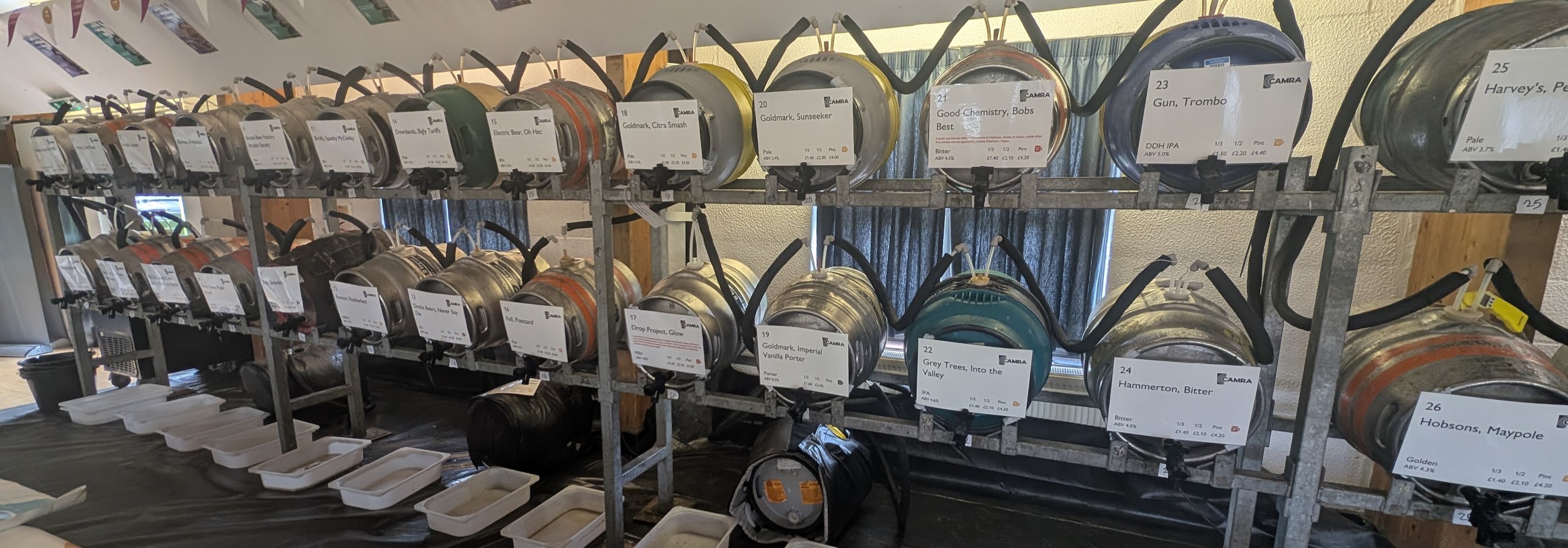 Casks tapped for a beer festival